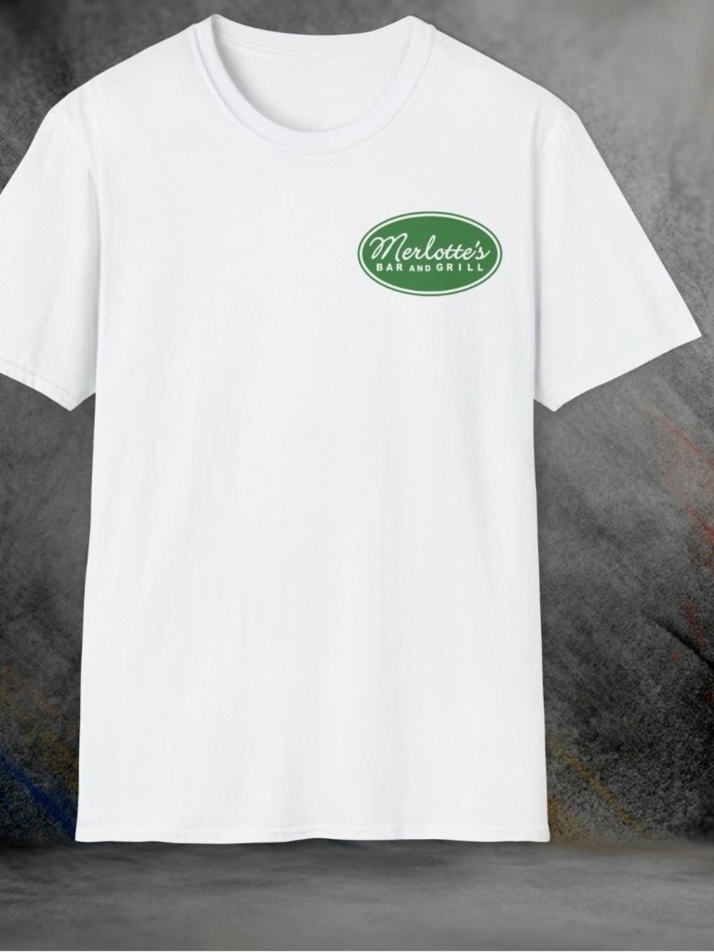 True Blood Merlotte’s Bar & Grill Gildan T-Shirt Large White Green